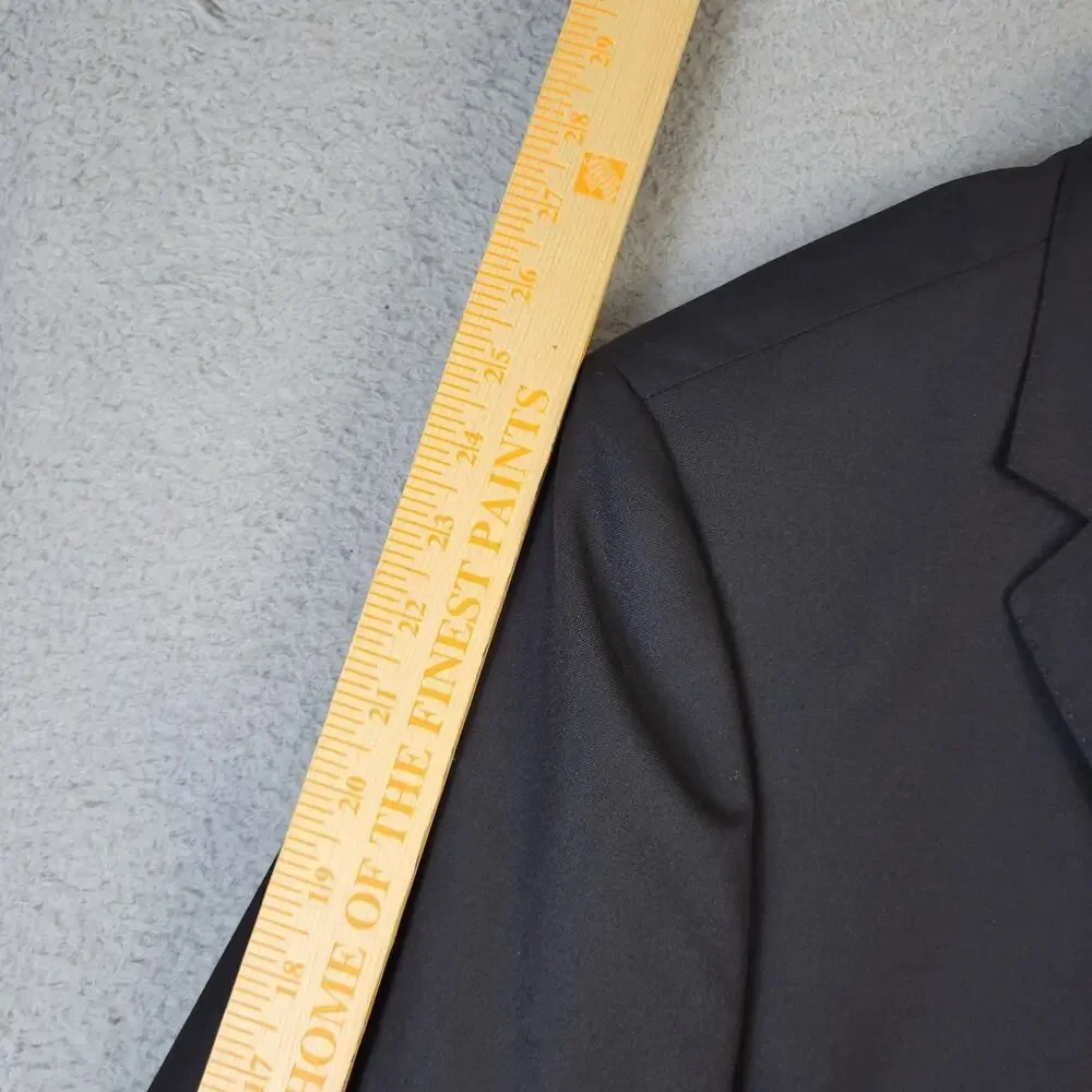 J Crew Loro Piana‎ Super 120's Wool Blazer Men's 40R Black Suit Jacket Career